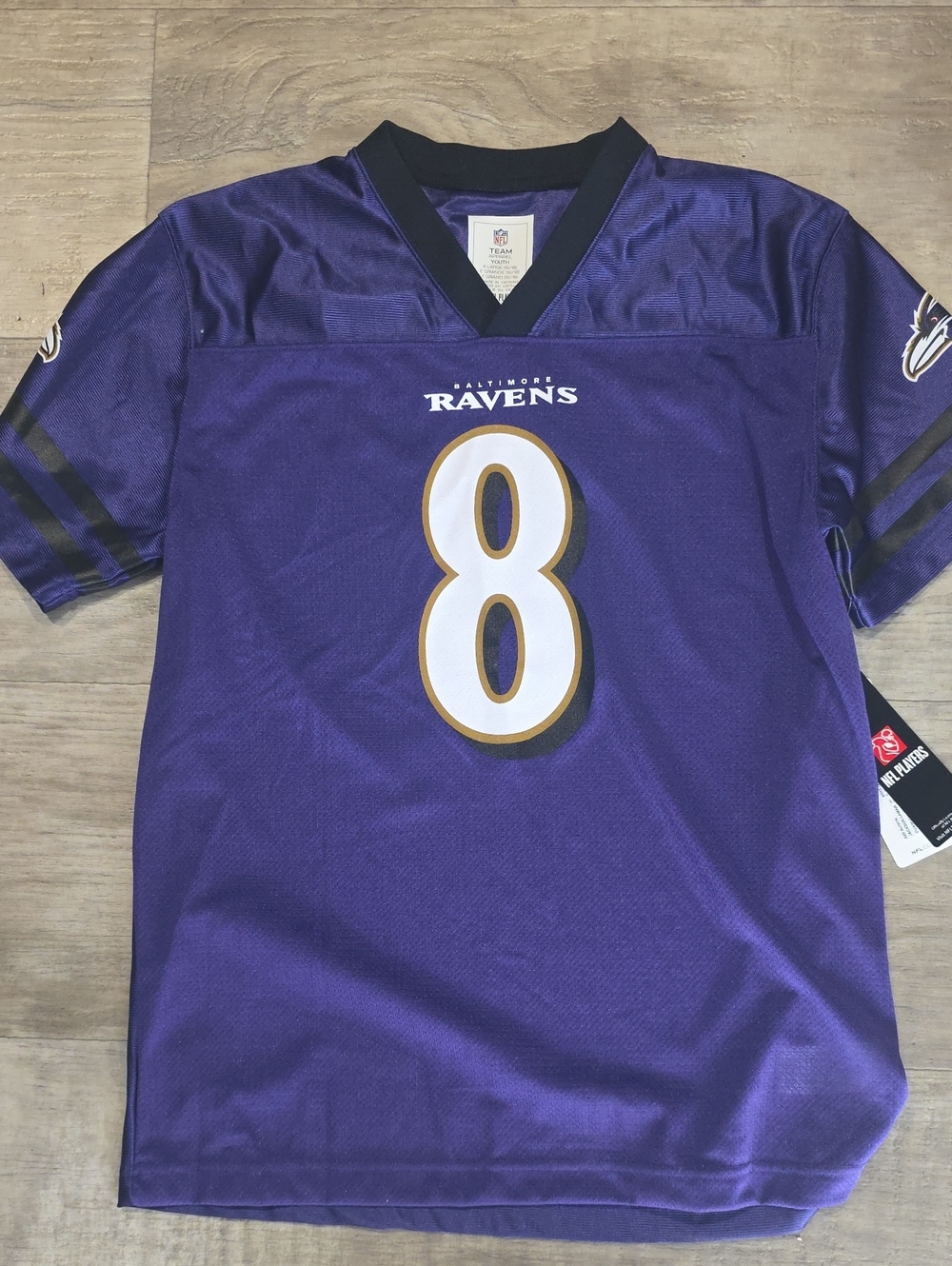 Baltimore Ravens Men's Purple #8 Football Jersey
